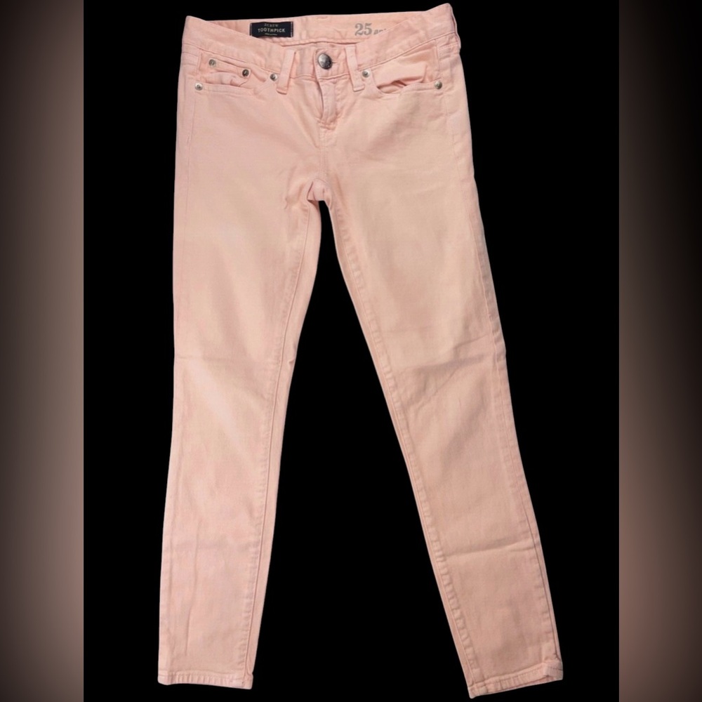 J. Crew Toothpick Signature Skinny Jeans in Blush